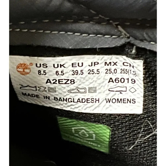 Timberland Courmayeur Valley Waterproof Leather Fabric Hiker Black Nubuck Sz 8.5 - Picture 11 of 11